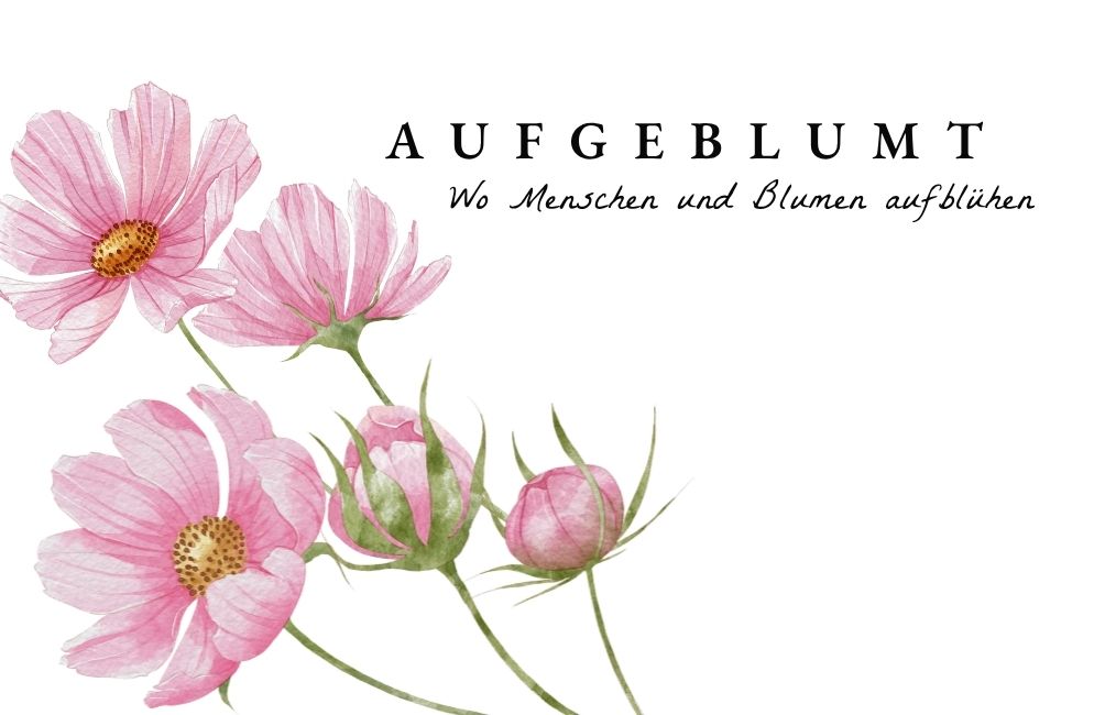Visitenkartendesign_Aufgeblumt