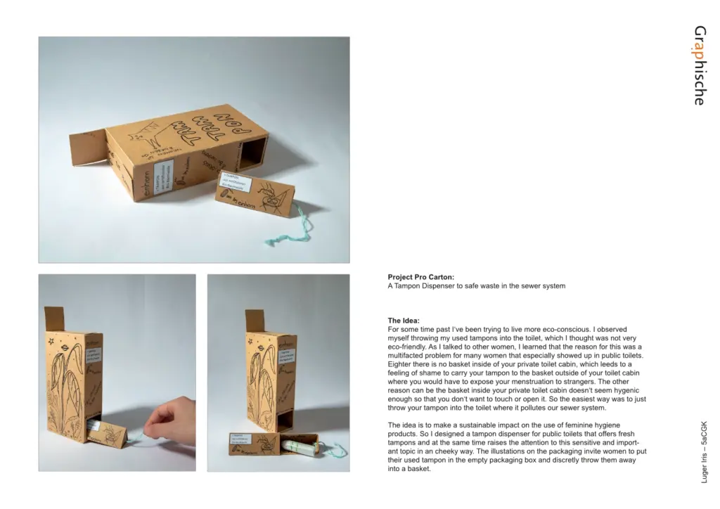 Packaging Design | Tampon Dispenser | Pro Carton